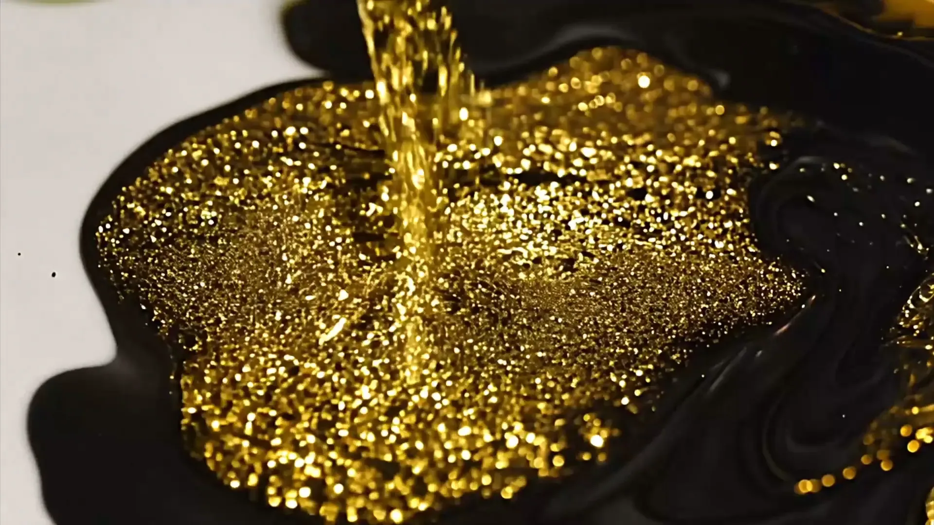 Golden Glitter Background for Intro and Title Animation